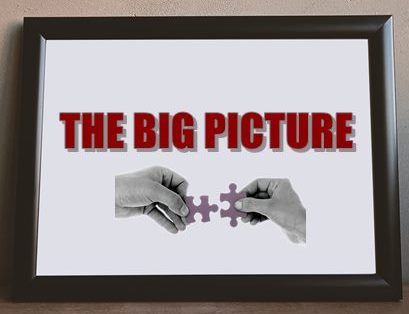 The Big Picture - picture frame Learning to write